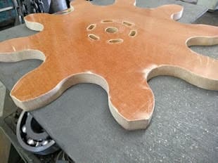 Engrane especial tipo estrella en bronce